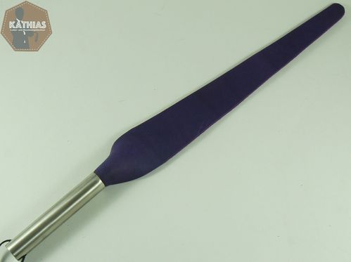 Zunge mit Edelstahlgriff -ca.47cm- lila